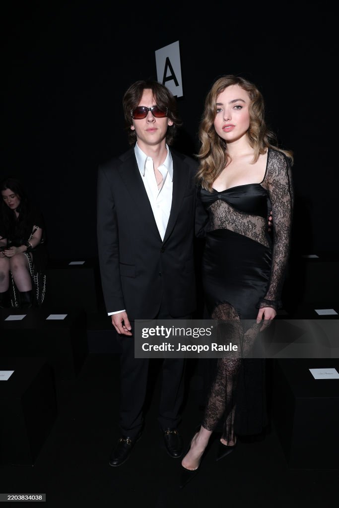 Jacob Ricci Jacob Bertrand and Peyton List attend the Nina Ricci Womenswear... News ...