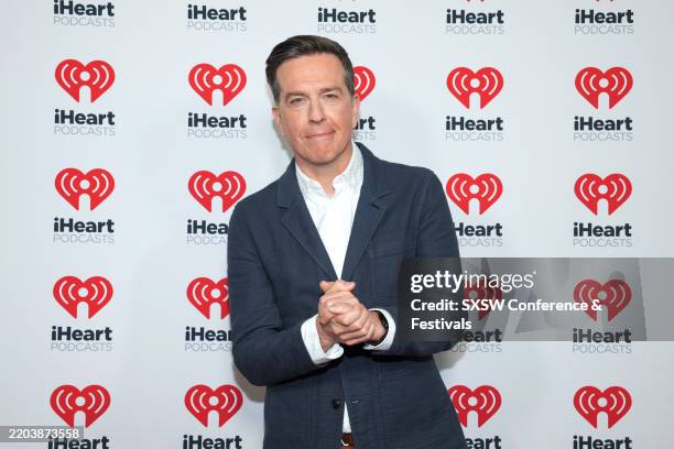 Ed Helms at 2025 iHeartPodcast Awards at Austin City Limits Live at the Moody Theater on March 10, 2025 in Austin, Texas.