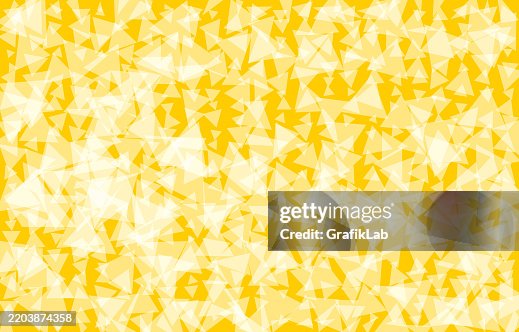 Yellow White Geometric Abstract Pattern with Triangles Yellow White Geometric Abstract Pattern with Triangles