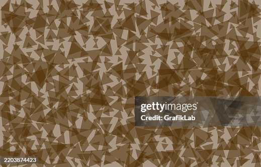 Brown Geometric Pattern with Overlapping Triangular Shapes Brown Geometric Pattern with Overlapping Triangular Shapes