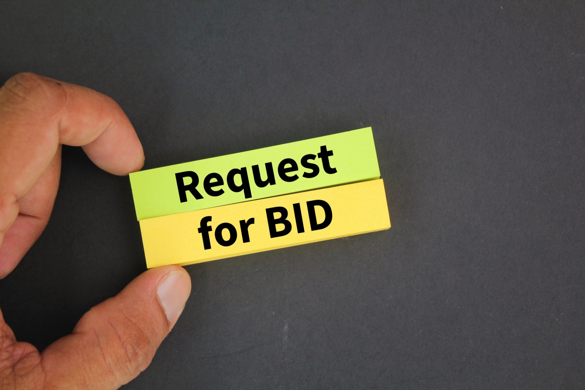 tendering process