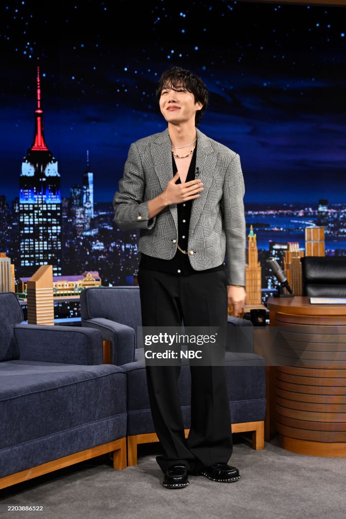 Jimmy Fallon Female Rapper Rapper & singer-songwriter j-hope arrives on Monday, March 10, 2025 ...