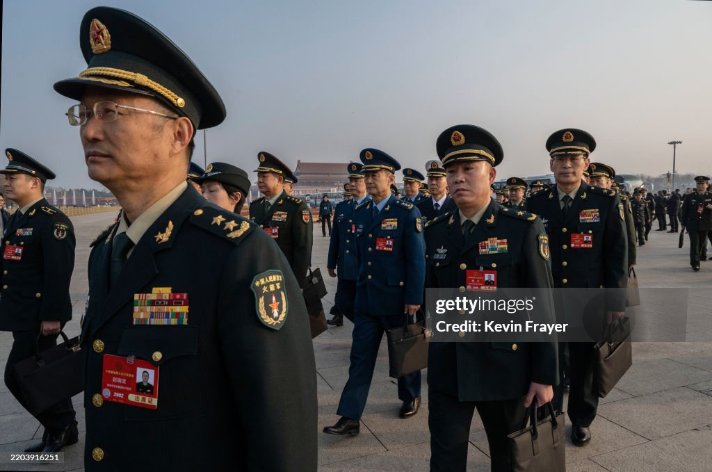 China's Leadership Holds Annual Two Sessions Political Meetings - NPC