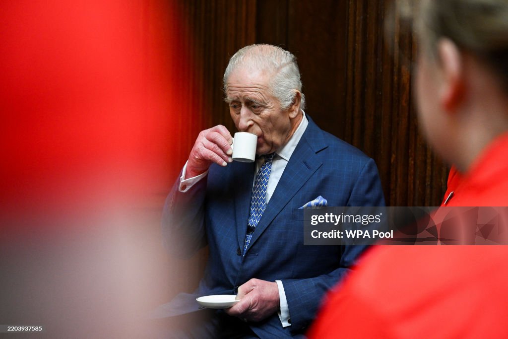 The King Attends A Celebration Of The 1000th RCN King's Nursing Cadet