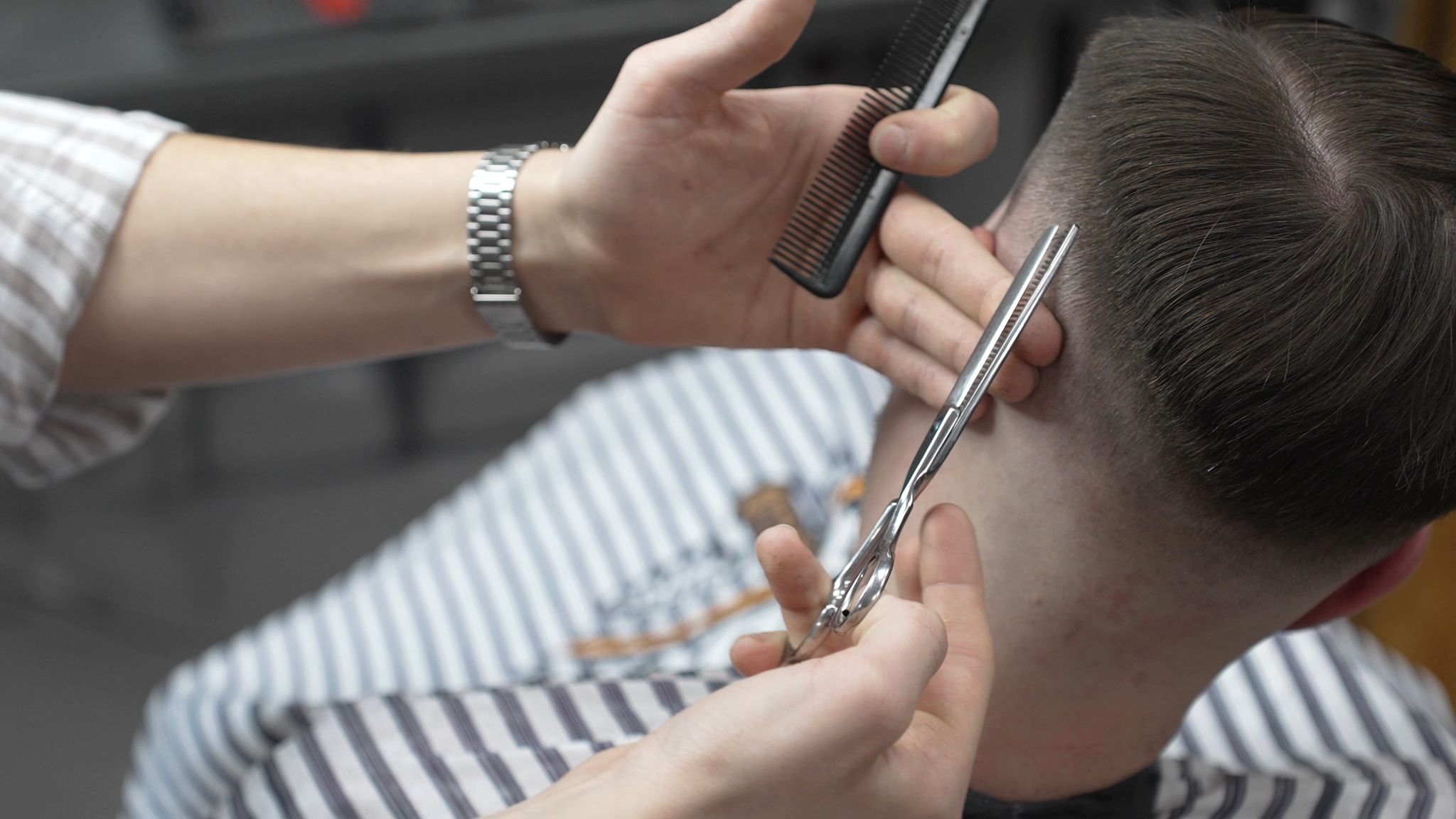 buzz cut fade