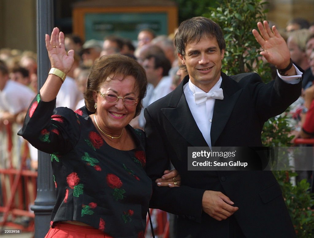 Actor Ralph Bauer German actor Ralf Bauer arrives with his mother at the opening day of ...