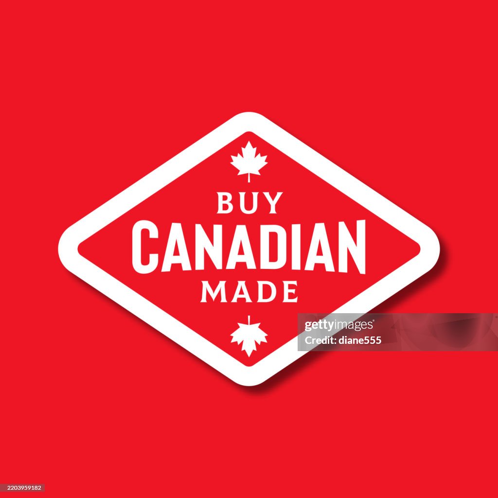 Buy Canadian Products Label Badge