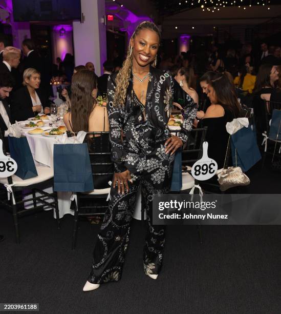 Lustra Williams attends Mercado Global Fashion Forward Gala 2025 on March 06, 2025 in New York City.