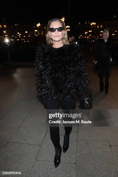 Kate Moss attends the Tom Ford Womenswear Fall/Winter 2025-2026 show as part of Paris Fashion Week on March 05, 2025 in Paris, France.