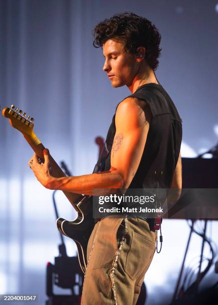 Shawn Mendes performs at Lollapalooza India 2025 on March 8, 2025 in Mumbai, India.