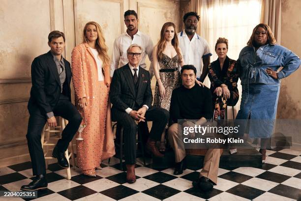 Andrew Rannells, Blake Lively, Michele Morrone, Paul Feig, Anna Kendrick, Henry Golding, Bashir Salahuddin, Elizabeth Perkins and Alex Newell from...