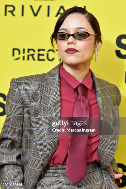 Jenna Ortega attends the world premiere of "Death Of A Unicorn" during the 2025 SXSW Conference and Festival at The Paramount Theatre on March 08,...