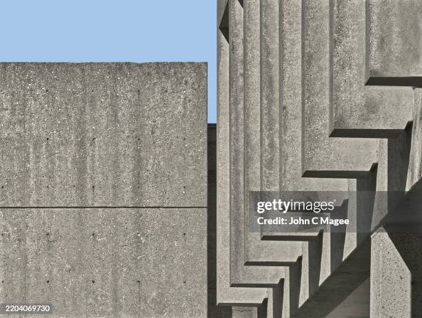 concrete brutalism - brutalism stock pictures, royalty-free photos & images