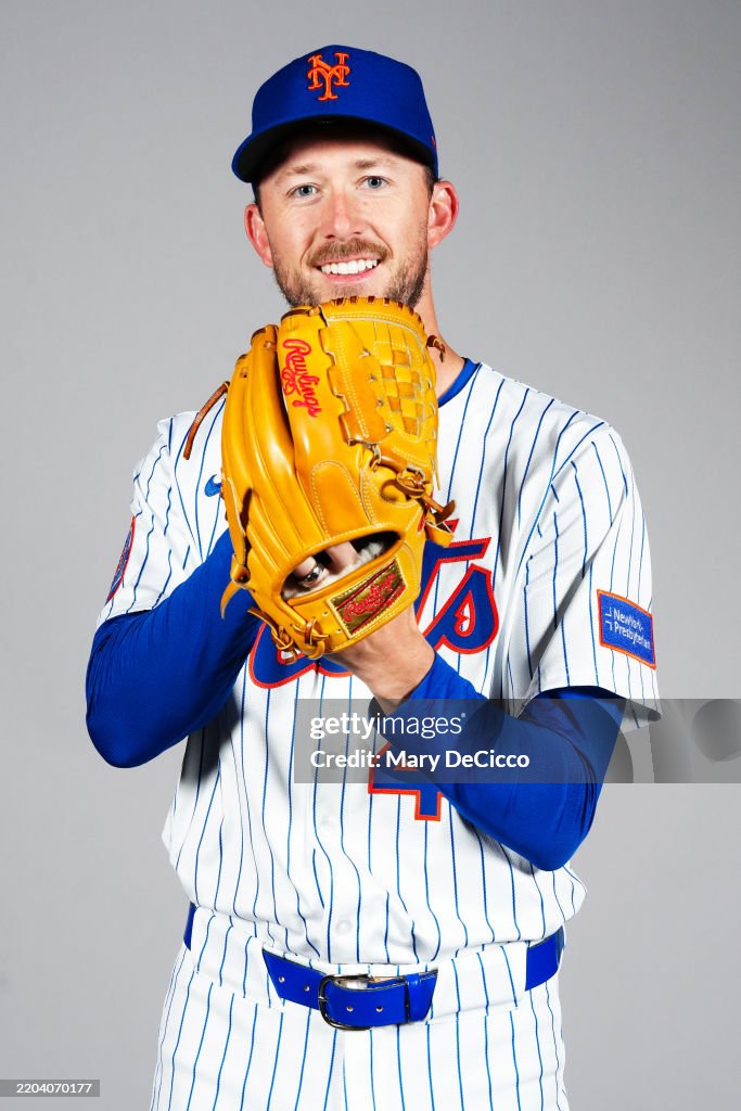 Mets Rattle Griffin Canning of the New York Mets poses for a photo during the New ...