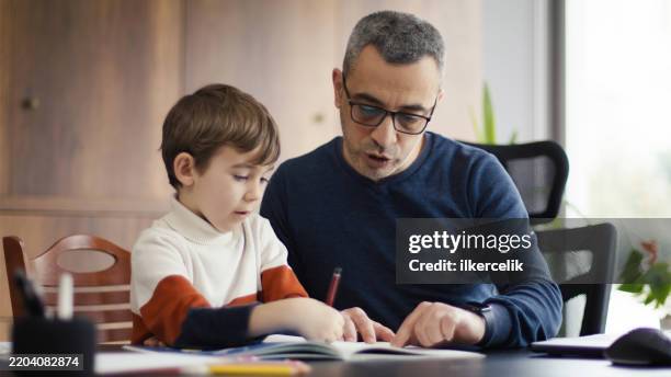 father and child son painting coloring pages - hd paint stock pictures, royalty-free photos & images