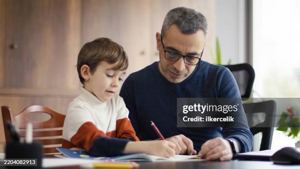 father and child son painting coloring pages - hd paint stock pictures, royalty-free photos & images