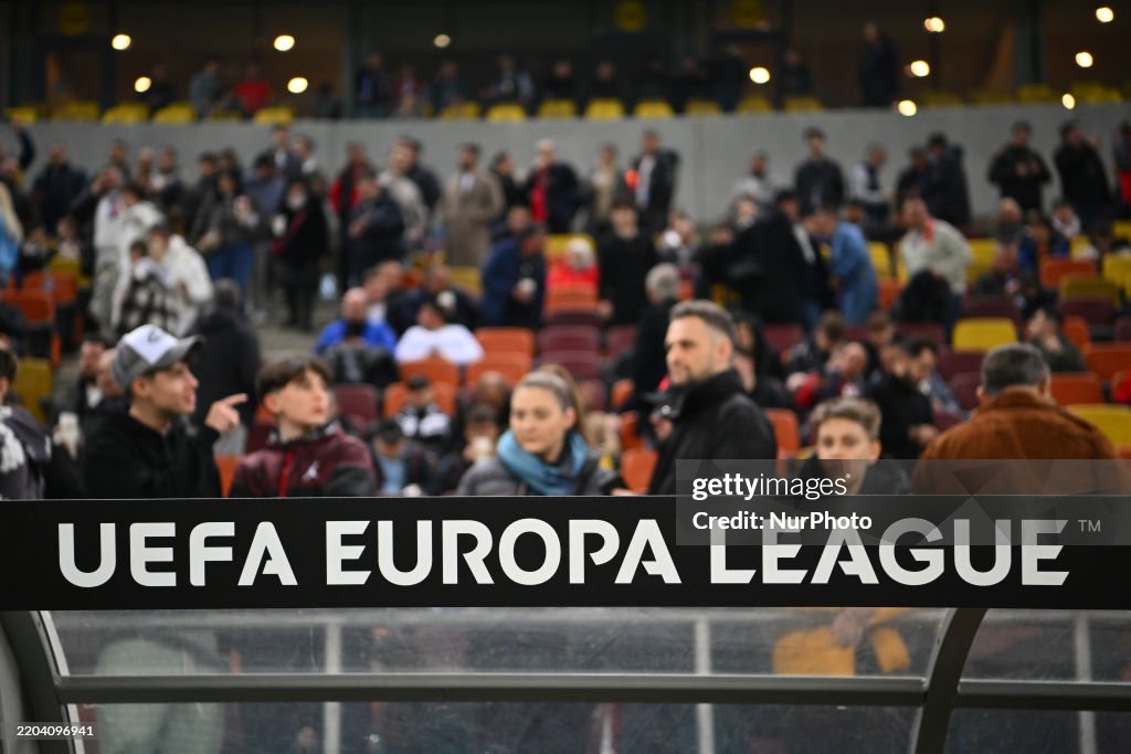 FCSB v Olympique Lyonnais - UEFA Europa League 2024/25 Round of 16 First Leg