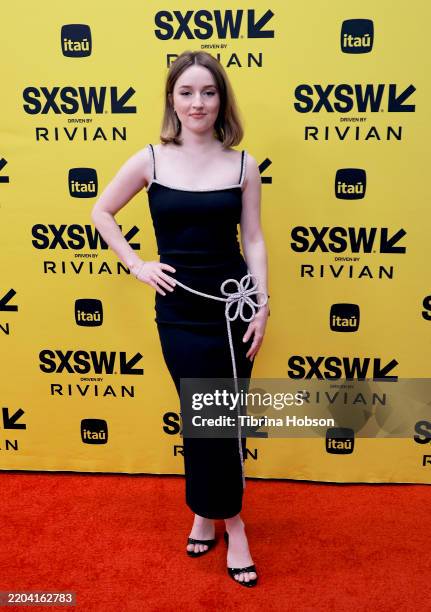 Kaitlyn Dever attend "The Last of Us: Cast and Creators on season 2" panel during SXSW at Austin Convention Center on March 08, 2025 in Austin, Texas.
