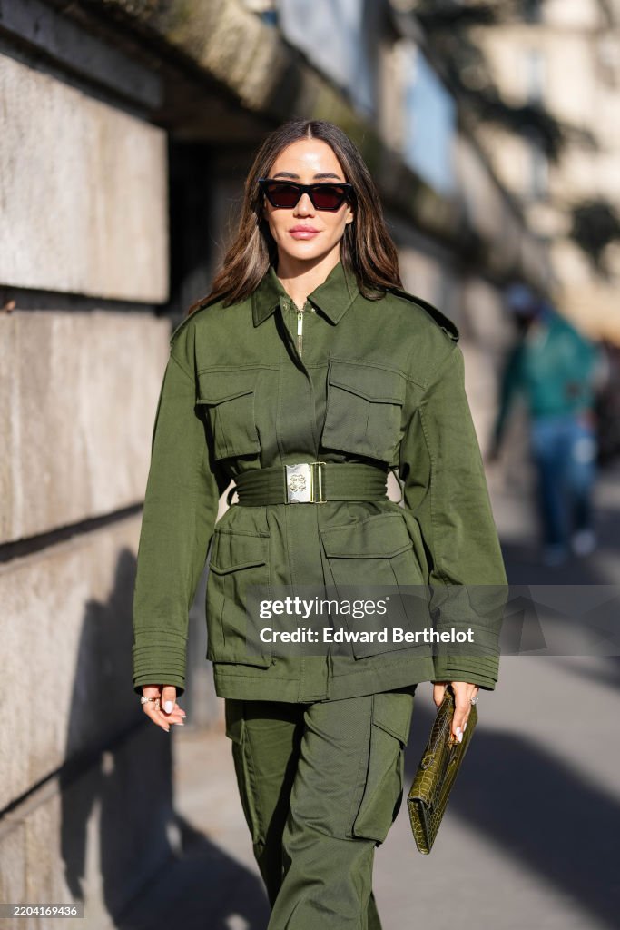 Street Style - Paris Fashion Week - Womenswear Fall/Winter 2025/2026 - Day Six