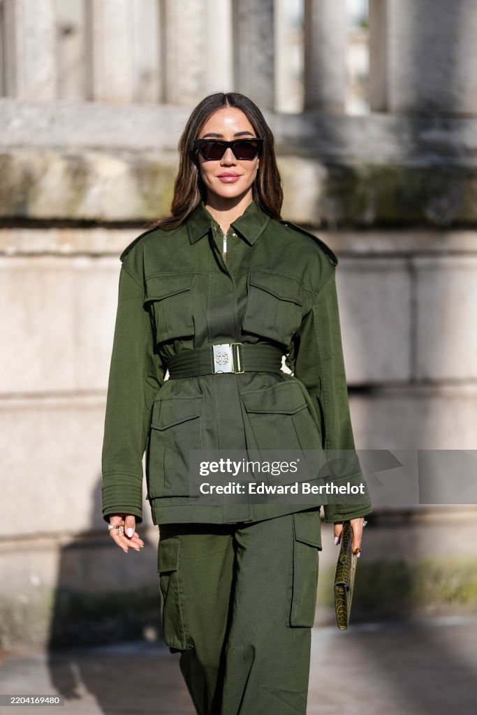 Street Style - Paris Fashion Week - Womenswear Fall/Winter 2025/2026 - Day Six