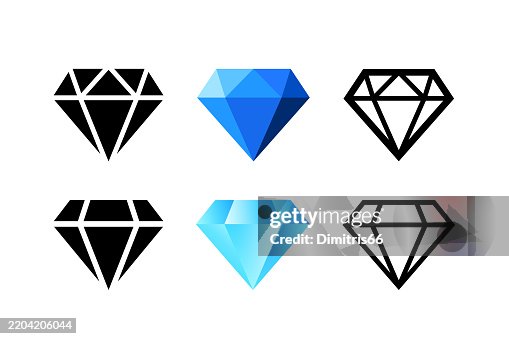 Diamonds icon set Diamonds icon set