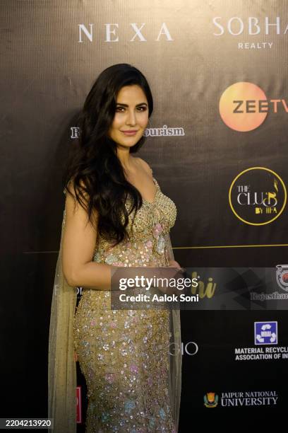 Katrina Kaif attends the green carpet at the NEXA IIFA Awards at Jaipur Exhibition and Convention Centre on March 09, 2025 in Jaipur, India.