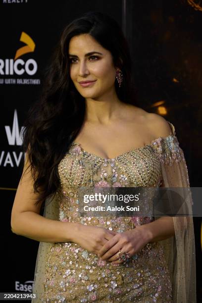 Katrina Kaif attends the green carpet at the NEXA IIFA Awards at Jaipur Exhibition and Convention Centre on March 09, 2025 in Jaipur, India.
