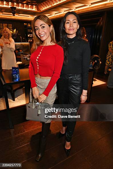 Hanushka Toni and Chanella Buck attend the Sapphire Dust Skincare ...