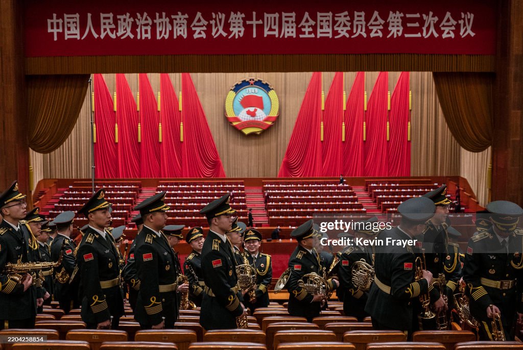 China's Leadership Holds Annual Two Sessions Political Meetings - CPPCC Closing