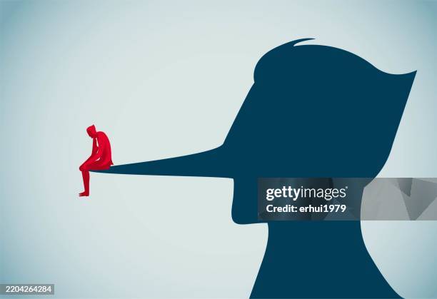 pinocchio - good evil stock illustrations