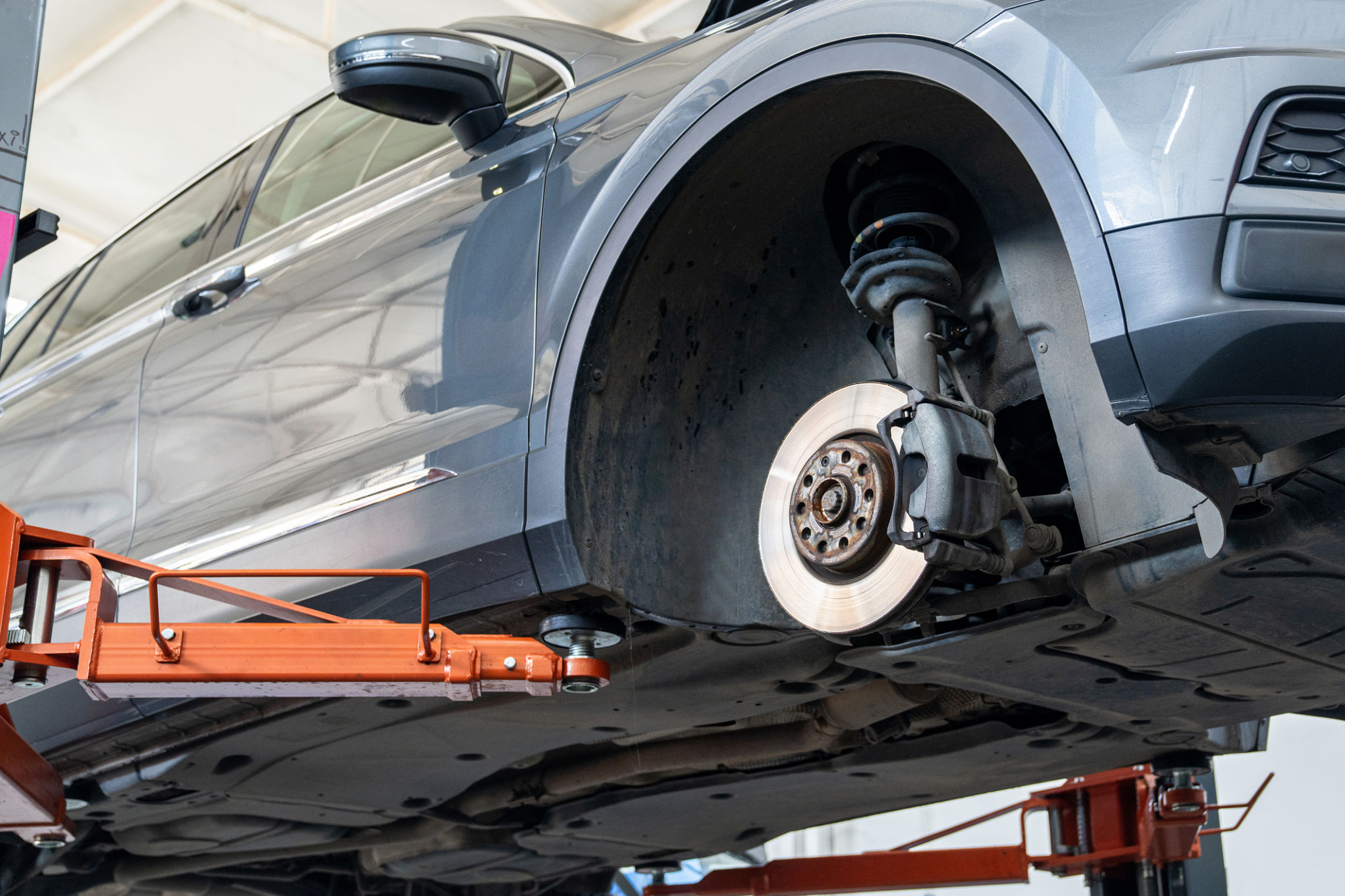 car brake inspection