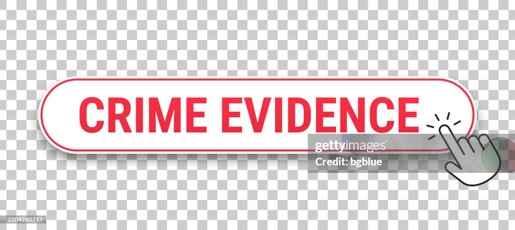Crime Subscribe Button Crime Evidence 3d Click Web Button With Hand Cursor On Blank Background ...