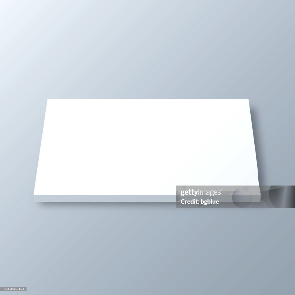 Mitchell County, Kansas. 3D Map on gray background