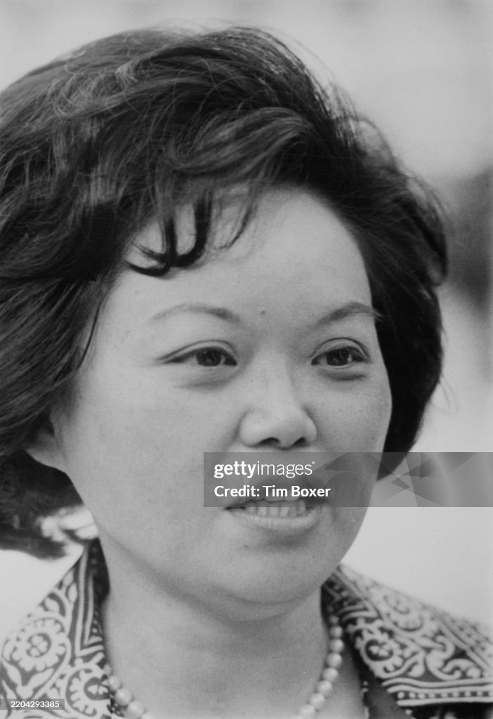Patsy Vejar Close-up of Congresswoman Patsy Mink of Hawaii attending a... News ...
