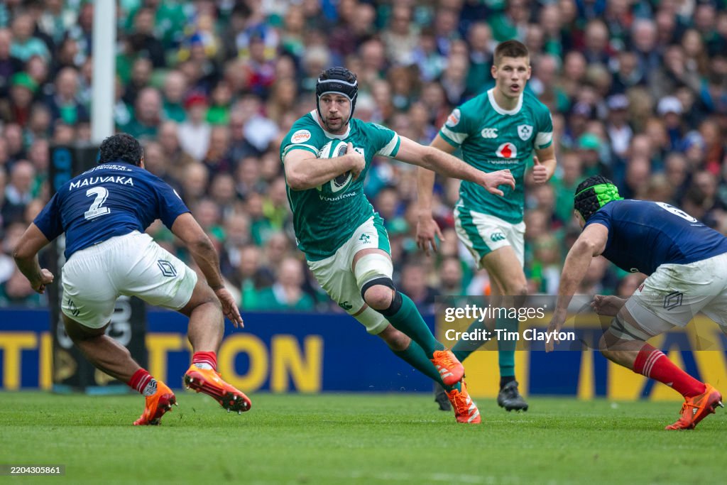 Ireland V France. Six Nations Rugby Union.