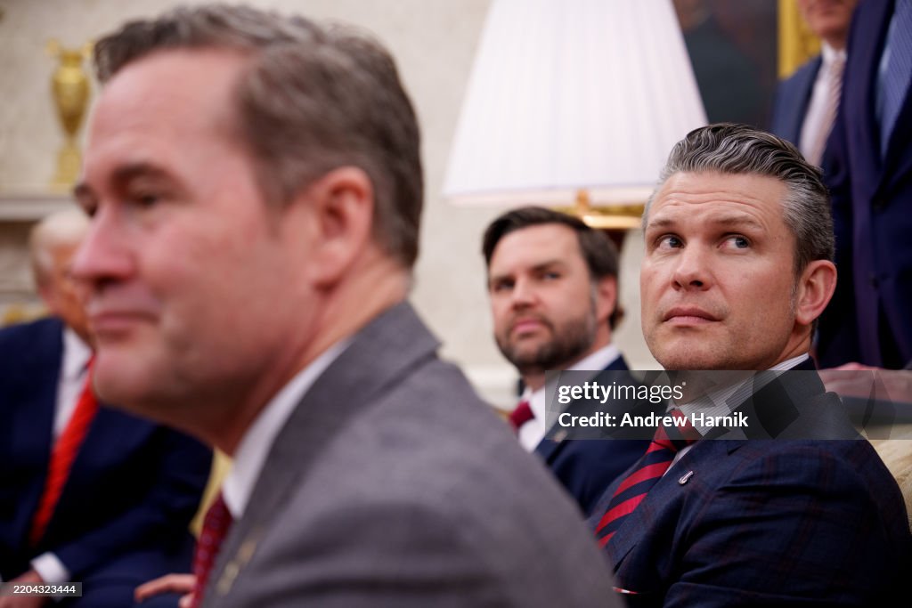 President Trump Meets With NATO Secretary General Mark Rutte In The Oval Office Of The White House