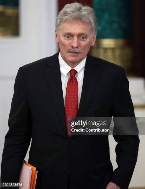 Pieskov 846 Dmitry Peskov Photos & High Res Pictures - Getty Images