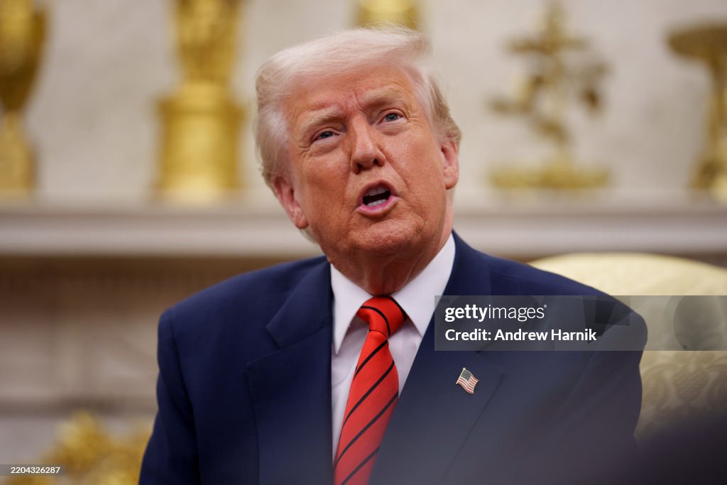 President Trump Meets With NATO Secretary General Mark Rutte In The Oval Office Of The White House