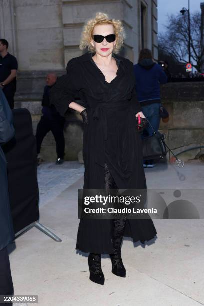Sunnyi Melles attends the Balenciaga Womenswear Fall/Winter 2025-2026 show as part of Paris Fashion Week at Les Invalides on March 09, 2025 in Paris,...