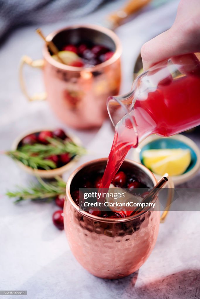 Cranberry Moscow Mule