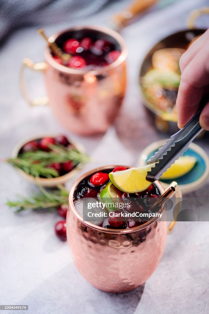 Cranberry Moscow Mule