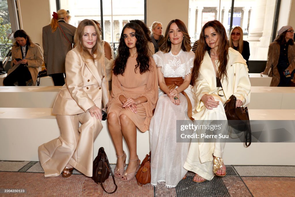 Zimmermann: Front Row - Paris Fashion Week - Womenswear Fall/Winter 2025-2026