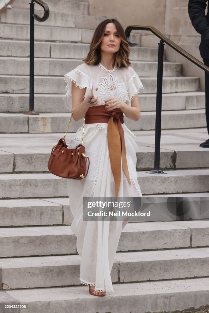 Celebrity Sightings - Paris Fashion Week - Womenswear Fall/Winter 2025/2026 - Day Eight