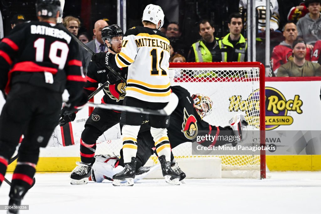 Boston Bruins v Ottawa Senators