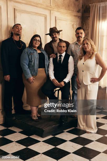William O. Branch, April Villarreal Rodriguez, Andrew James Gonzales, Angel L. Rios III, Gorge M. Serna and Laura Varela pose in the Getty Images...