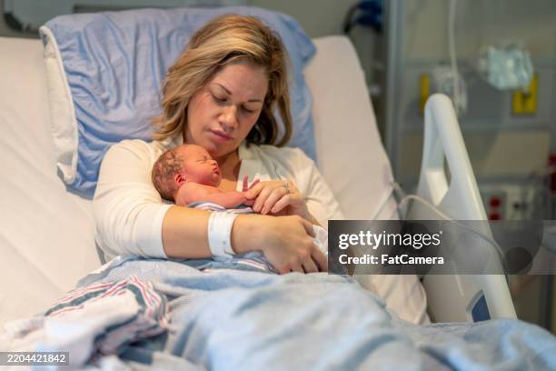skin-to-skin bonding time with baby - skin to skin nicu stock pictures, royalty-free photos & images