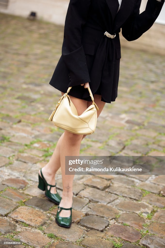 Street Style - Paris Fashion Week - Womenswear Fall/Winter 2025/2026 - Day Eight