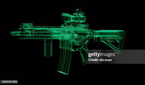 Assault Rifle Rectangle Shape 16 Assault Rifle Blueprint Stock Photos, High-Res Pictures, and Images ...