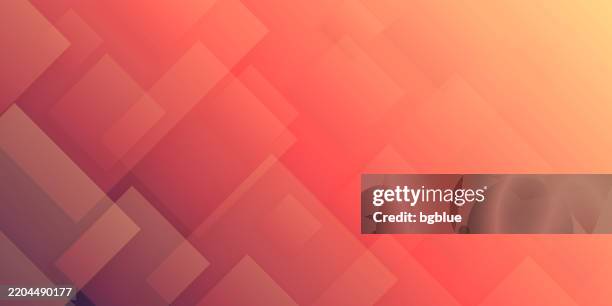 abstract background with squares and red gradient - trendy design - diamond pattern stock illustrations