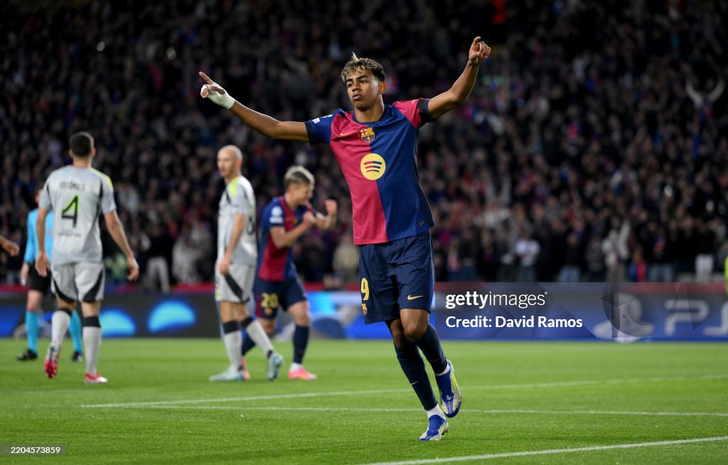 FC Barcelona v SL Benfica - UEFA Champions League 2024/25 Round of 16 Second Leg